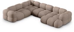 Cosmopolitan Design Coltar in forma de U Loretto cu tapiterie din tesatura structurala (COS_UL_193_F1_LORETTO2)