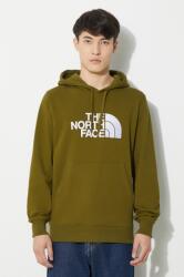 The North Face pamut melegítőfelső M Light Drew Peak Pullover Hoodie zöld, férfi, nyomott mintás, kapucnis, NF00A0TEPIB1 - zöld M