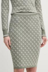 Guess szoknya LISE zöld, mini, ceruza fazonú, W4BD53 Z37K0 - zöld M