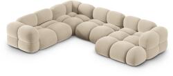 Cosmopolitan Design Coltar in forma de U Loretto cu tapiterie din catifea (COS_UL_120_F1_LORETTO1)