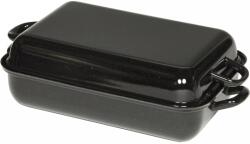 Riess Tavă din email cu capac, lungime: 320 mm, lățime: 220 mm