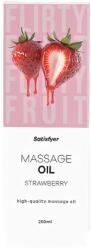 Satisfyer - ízesített masszázsolaj - eper (250ml) - shop