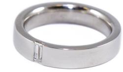 Ékszershop Fehérarany karika gyűrű princess gyémánttal (1310096)