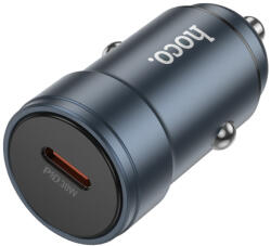 hoco. Z57 Glorious egy portos autós töltő Type C PD QC 30W fém szürke (HC633048)