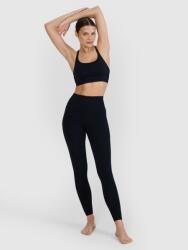 4F Női leggings 4F varrásmentes, jóga és pilates gyakorláshoz fekete, méret Xs/s (4FWSS25TFTIF347-20S-XS/S)