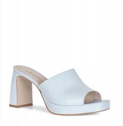 Bravo Moda Világoskék platformos bőr flip-flop papucs 40-es (E0144 Tiffany Skóra 40)