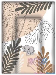  Kis pufi puha softy pelenkázó lap 50 x 70 cm - Leveles elefánt