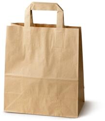 Allbag Papír Szatyrok 220x100x285mm Barna, lapos fogantyúval Szett 5 db