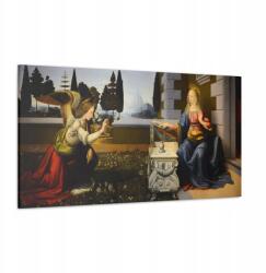  Leonardo Da Vinci vászonkép Angyali Üdvözlet reprodukció 120x60 (60,00 x 120,00)