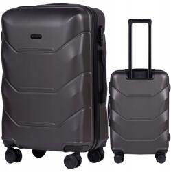 Wings Közepes méretű Wings bőrönd, feladható poggyász, Abs anyagból, 4 kerékkel, tágas, Szürke (149 M DARK GREY)