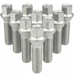 Getmann 10 x Hosszú Csavarok Getmann M14x1.25x33mm Kúpos kulcs 17 (N13BN13/SG10)