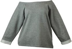 Mantis Bluză lejeră pentru femei din bumbac organic Flash Dance - Gri prespălat | S (M128-1000227577)