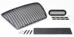  AUDI A6 C6 4F 2004-2011 lakkozott fekete RS stílusú hűtőrács emblématartóval