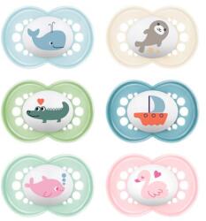 MAM Játszócumi Original, megújult! Egész karton szilikon lapított (méret: 3) 16+ hó (6 db/kr)