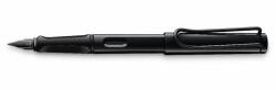  4040709 Lamy safari, töltőtoll (F) színes gyűrű szettel, all black, 0B2 (4040709)