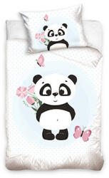 Carbotex Panda gyerek ágyneműhuzat 90x120 cm, 40x60 cm (CBX226008B)