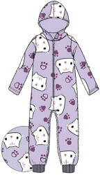 Sun City Gabi babaháza Cat gyerek hosszú pizsama, overál (85SNXXH20067B3)