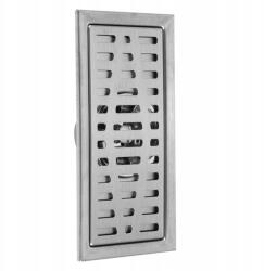  20x10cm téglalap Rozsdamentes acél padlóösszefolyó (JYA02373)