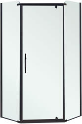 Leziter Celtic 100x100 cm ötszögletű zuhanykabin tálca nélkül fekete (LC-061110) - moretti