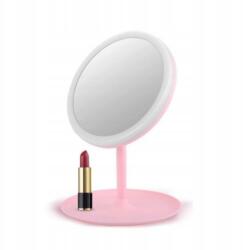 Ecarla Kozmetikai tükör álló rózsaszín simple L4R (17199)