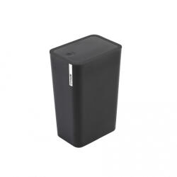  Cos de gunoi Erika, negru, 8l, capac push, pentru spatii inguste (012008) Cos de gunoi