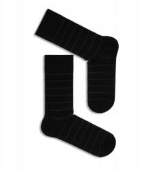 Milena Csíkos pamut öltöny zokni 0040.004 Szín Fekete Méret 42-46 (M0040004P02)