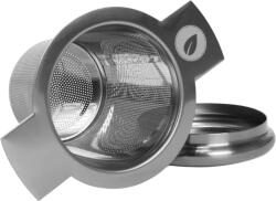 tea exclusive Tea Master teaszűrő fedéllel/alátéttel - ezüst