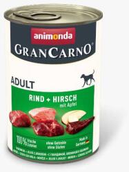 Animonda GranCarno Adult - Szarvas, Sertés és Alma Konzerv Felnőtt Kutyáknak (400 g)