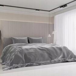 Wisan Meleg plüss ágyneműhuzat téli Minky pöttyös hamu/szürke 160x200cm (AWADMIN3)