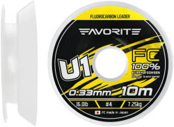 Favorite U1 FC 0, 33 mm/7, 25 kg (10m) fluorocarbon zsinór