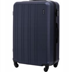 Wings XXL bőrönd, nagy utazóbőrönd 4 kerékkel, számzáras, kemény Wings (HRR01-L-BLUE)