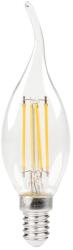 Kanlux XLED 5, 9W Gyertya Filament Retro LED izzó csavart (E14, 806 lumen, meleg fehér) C35F (39084)