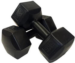 SPARTAN Kézisúlyzó 2x5 kg hatszögletű PVC borítás - Spartan (SS_1859)
