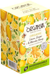 BASILUR bio organsia citrom gyömbér manuka méz tea 18db 32, 4 g - vitalora