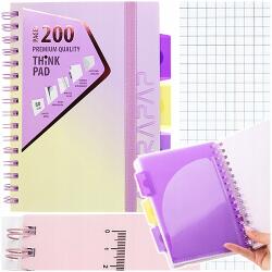 Astra Spirálos Jegyzetfüzet A5 Kockás Füzet Távtartó 100K Astra Ombre Pastel Think Pad (107 023 004)