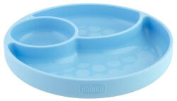 Chicco 3 részei tányér - extra erős - kék (476752)