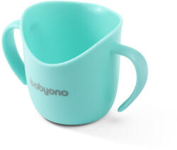 Nyitott itatópohár gyerekeknek - ergonomikus, ívelt peremmel - menta (578828)