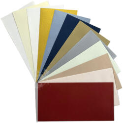  34- Boríték névjegy metál 120 gr (25 db) - 12 szín