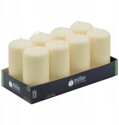 Müller Kerzen 8 db-os füstmentes paraffin gyertya szett 75/45 Müller Kerzen