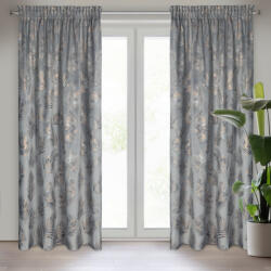 Takoy Sötétítő függöny GLORIA puha bársonyból fényes pálmalevélmintával 140 x 300 cm-HF-422087