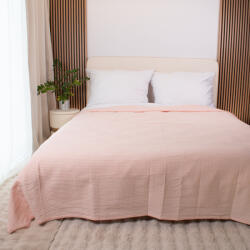Takoy Ágytakaró 220x240 cm gofri szövet rózsaszín