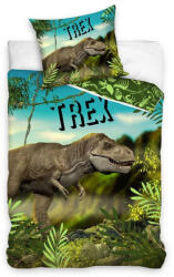 Dinoszaurusz T-Rex Green ágyneműhuzat 140×200cm, 70×90 cm (CBX201091NL)
