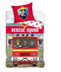  Sam a tűzoltó Rescue Squad ágyneműhuzat 140×200cm, 70x90 cm (CBX223009FS) - oliviashop