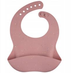 Canpol babies szilikon előke Dots zsebbel (51/029_pin)