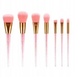 Ecarla Sminkes ecsetek szett 7 db-os rózsaszín PZ41 (5903678540074)