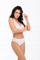 Babell Bugyi 163 klasszikus csipkével Babell M fehér (5901769585836)