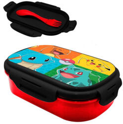  Pokémon Original szendvicsdoboz + evőeszköz szett