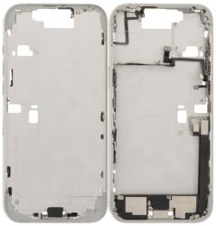 Apple iPhone 16 Pro Max - Cadru Mijlociu + Butoane de Pornire, Volum și Cameră (White Titanium), White Titanium
