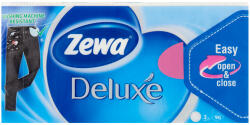 Zewa Deluxe 3 rétegű illatmentes papírzsebkendő, 90 db/csom