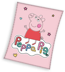 Peppa malac Happy coral fleece polár takaró 110x140cm (CBX224051PP) - csucsajandek